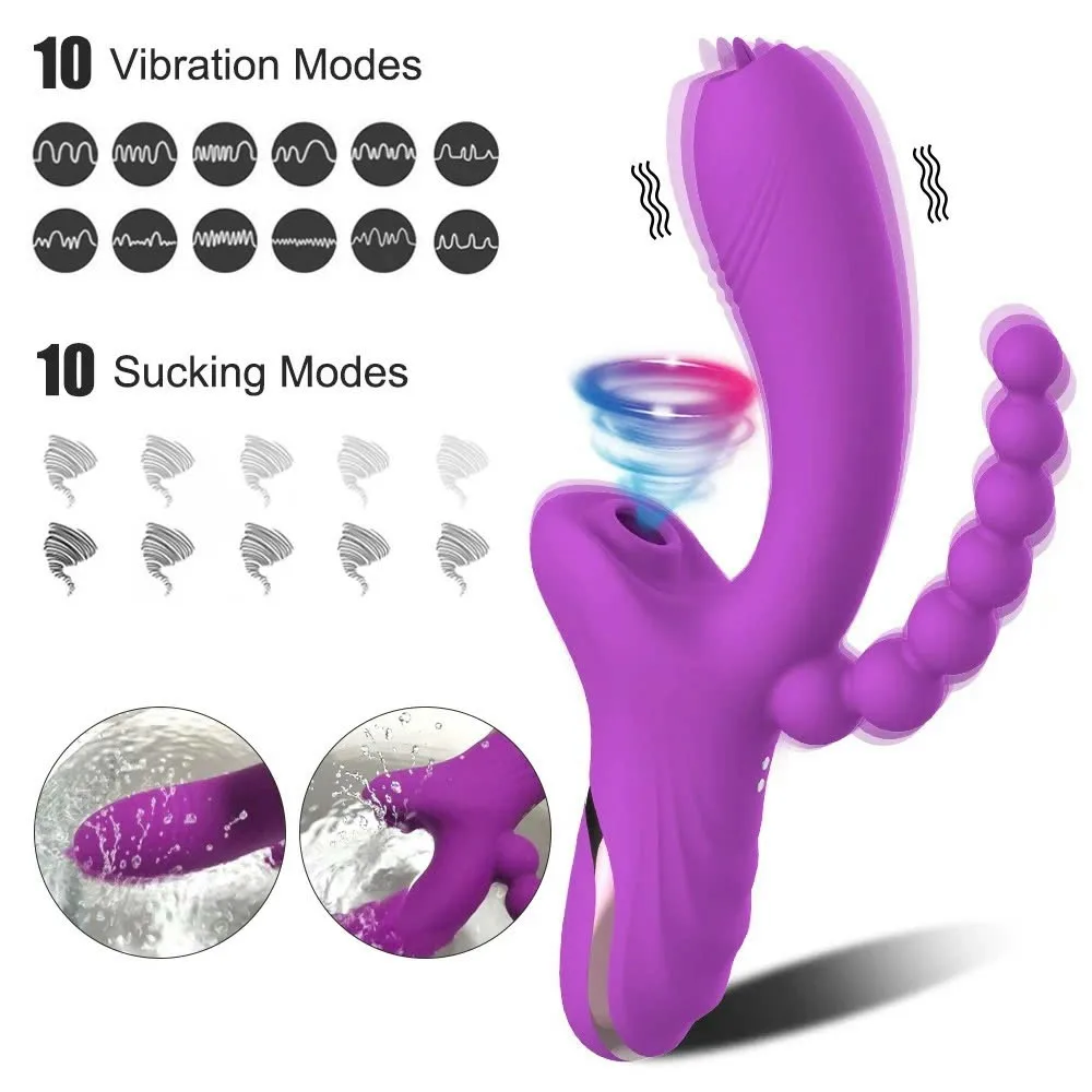 G-Spot Anal Vibrator Licking Sucking Silicone Sex Toy 10 — Whether you crave a slow build-up or an exhilarating