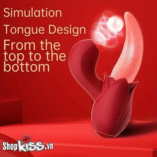 G-Spot Tongue Shaped Massager Clitoral Stimulator Silicone — Powerful Functions for Ultimate Satisfaction