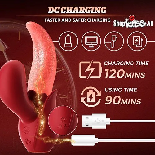 G-Spot Tongue Shaped Massager Clitoral Stimulator Silicone — Specifications at a Glance