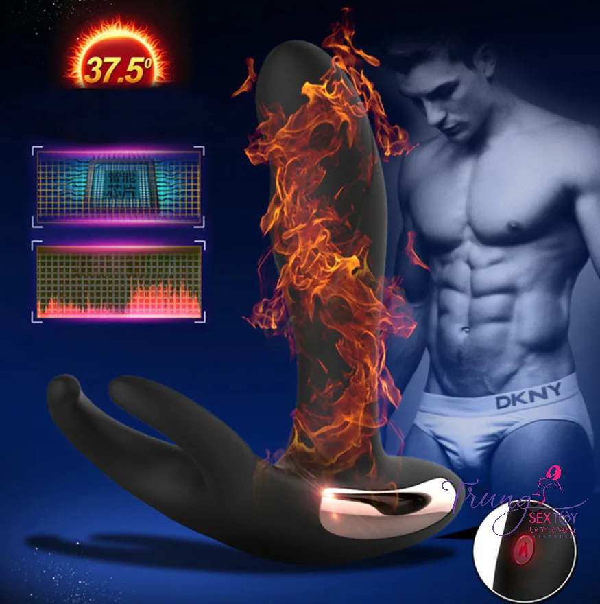 Prostate Massager Heated Strong Vibration 15 Modes Male — hình 5