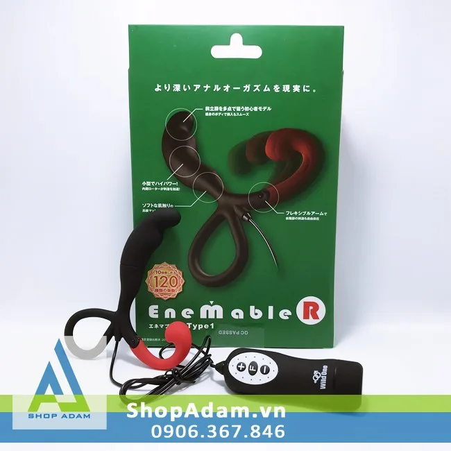 Enemable R Type 1 Japanese Anal Massage Vibrator 10 Modes — Perfectly Sized and Easy to Use