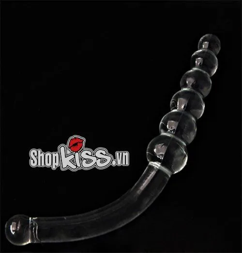 Anal Massage Plug L-Shaped Round Beads Silicone Relaxation — Premium Quality Materials for Safe Use
