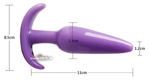 Japanese Silicone Anchor-Shaped Anal Massager Waterproof — Perfect for P-Spot Stimulation & Relief