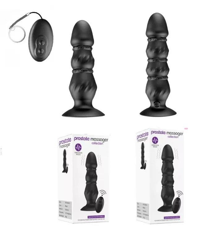 Powerful Remote Control Anal Plug Soft Silicone Waterproof — Crafted from soft, flexible silicone, this premium anal