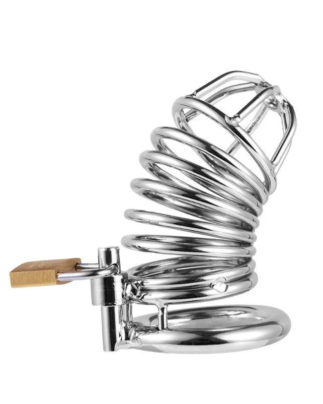 Stainless Steel Male Chastity Cage Safe SM Toy — Crafted with precision from high-grade stainless steel