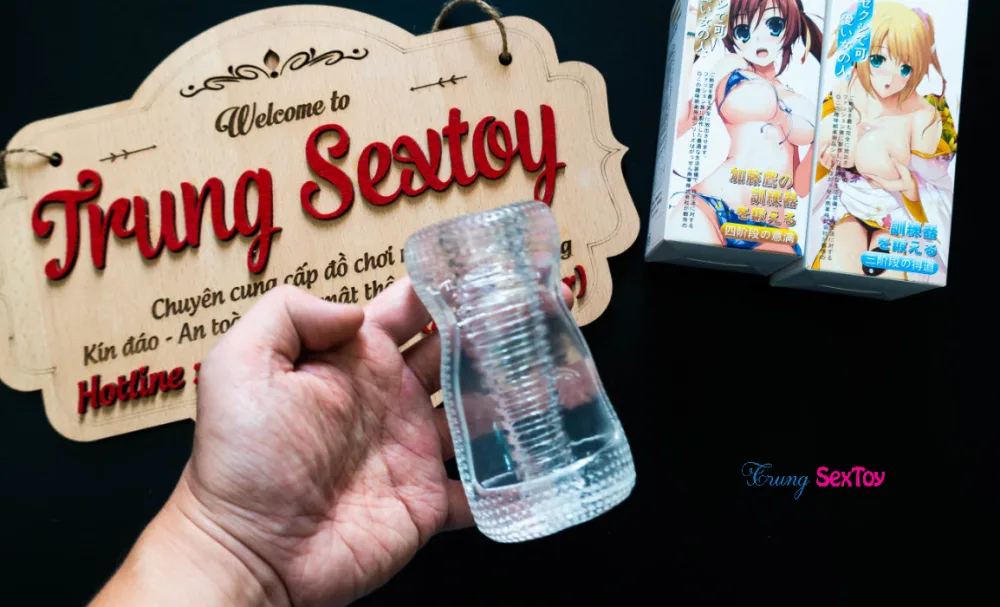 Transparent Realistic Male Masturbator Deluxe Sextoy — Crafted from high-quality, flexible silicone, this