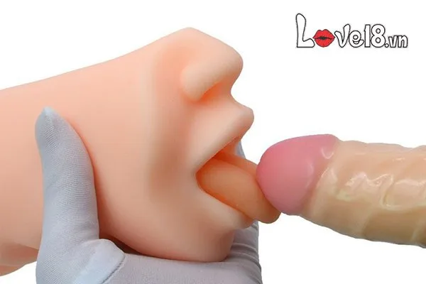 Silicone Mouth Masturbator Male Pleasure Sex Toy — Ultra-Realistic Oral Sensation