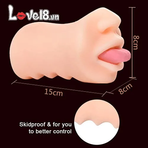 Silicone Mouth Masturbator Male Pleasure Sex Toy — Detailed Specifications