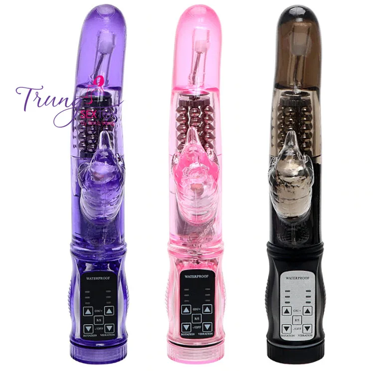 Silicone Medical Rotating Vibrating Penis Dildo Clitoral — Its ideal size—22 cm in length with an 11 cm insertable