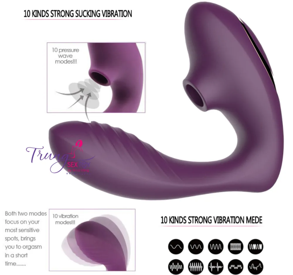 10-Mode Silicone Female Sucking and Vibration Device — Crafted with care and innovation, it redefines solo
