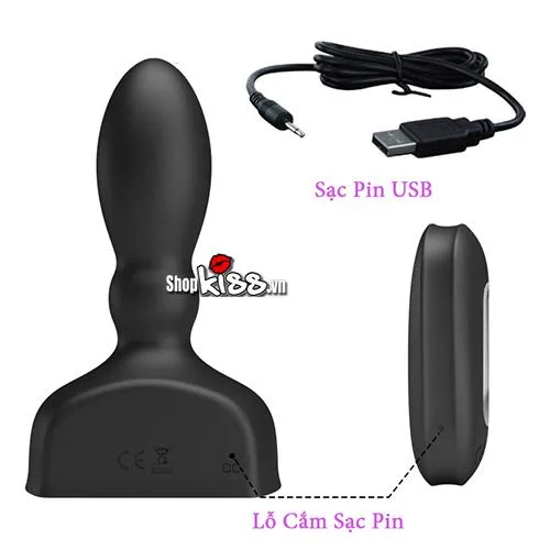 Prettylove Harriet Inflatable Remote Control Anal Vibrator — Ready for Intense Pleasure?