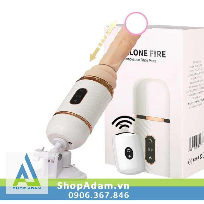 Cyclone Fire Heated Thrusting Female Vibrator Premium