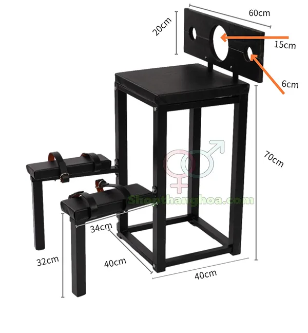 Doggy Position Body Restraint BDSM Punishment Tools Set — hình 2