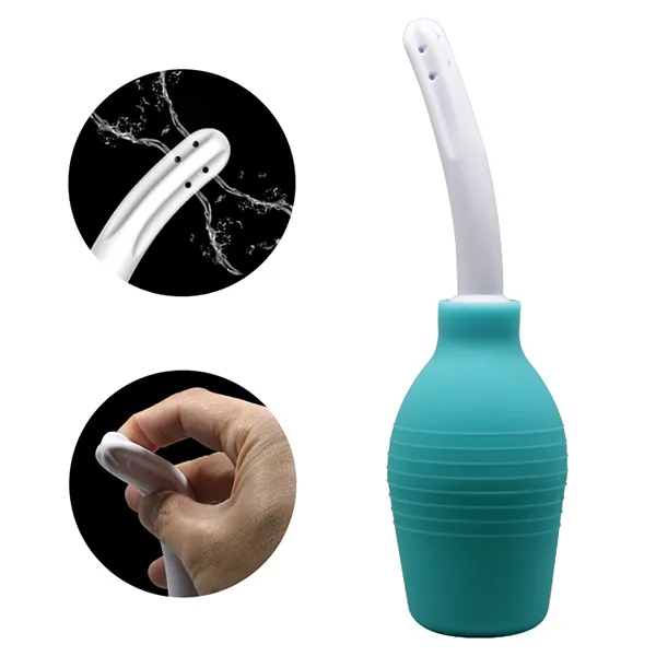 Premium Silicone Anal Cleaner Safe Durable Mr Play — Its ergonomic syringe-type pump design allows precise