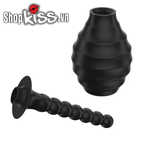 Mr Play Anal Douche Black Silicone Hygiene Toy — Why Choose Mr Play Anal Douche BLKM7?