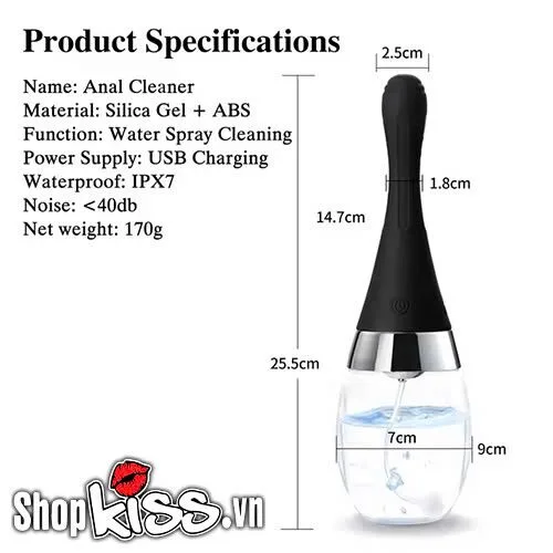 Electric Anal Cleanser Silicone Rechargeable — High-Quality Materials and Design