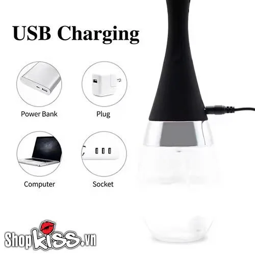 Electric Anal Cleanser Silicone Rechargeable — Waterproof and User-Friendly Design