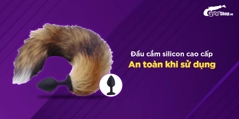 Chisa Fierce Euphoria Fox Tail Anal Plug Cosplay BDSM Toy — hình 2