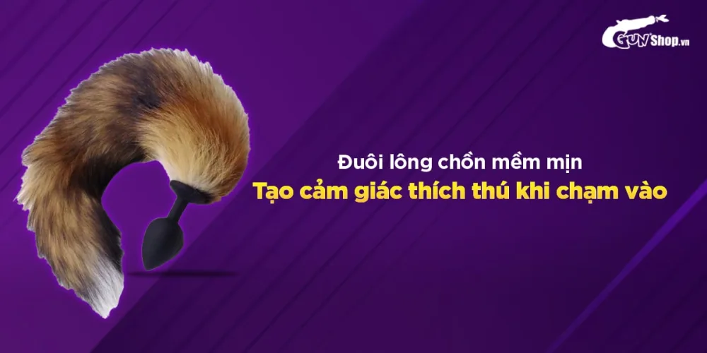 Chisa Fierce Euphoria Fox Tail Anal Plug Cosplay BDSM Toy — hình 3