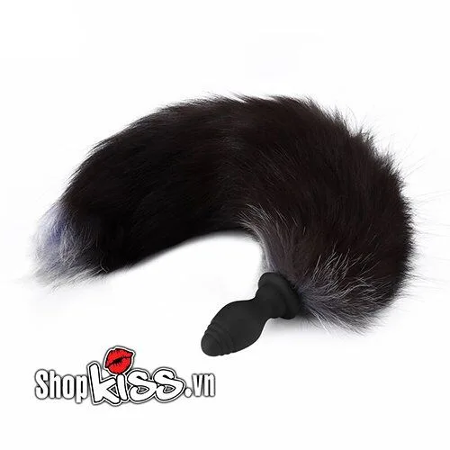 Silicone Fox Tail Anal Vibrating Stimulator Cosplay — Versatile Fantasy & Stimulation Tool