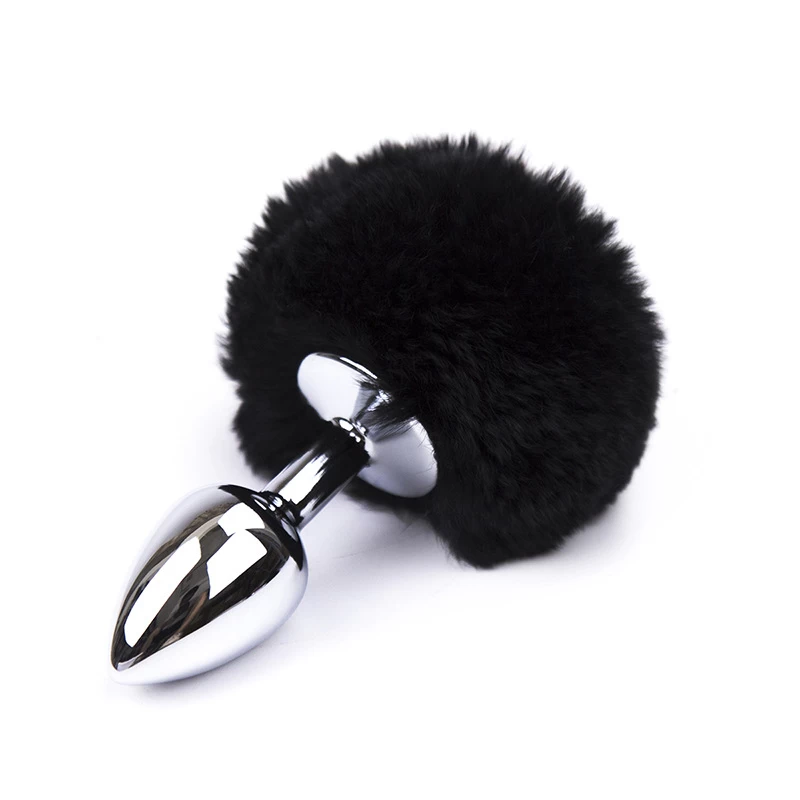 Soft Silicone Bunny Tail Butt Plug Multi-Color Cosplay SM — hình 3