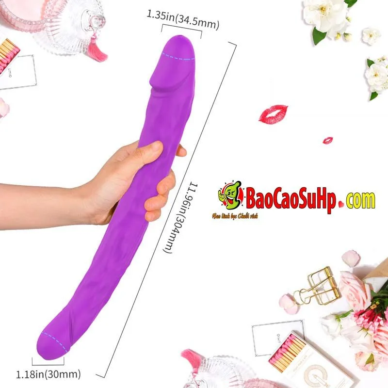 Shande S221 Lala Double-Ended Silicone Vibrating Dildo — hình 2
