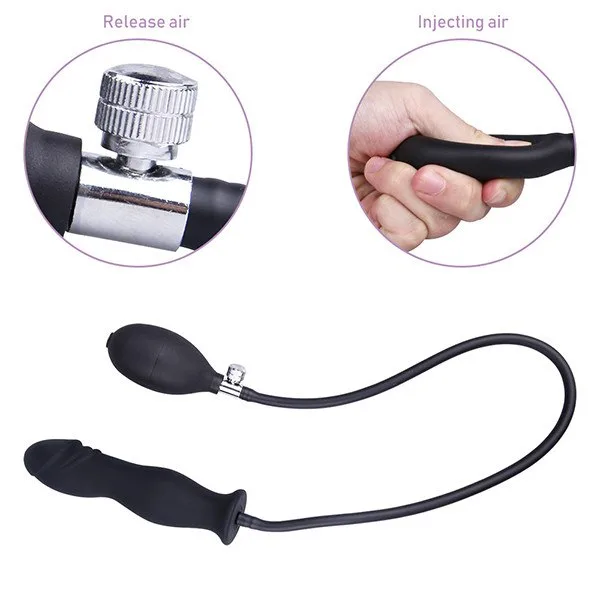 Silicone Inflatable Anal Pump for Enhanced Pleasure — hình 5
