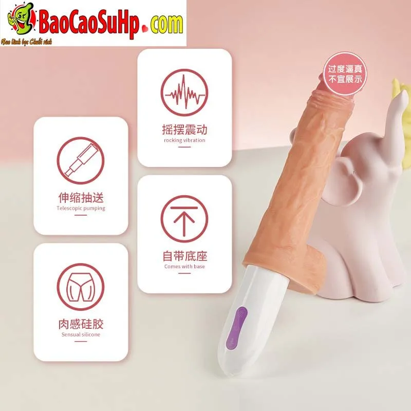Coc Aloma Large Remote Control African Style Wall Dildo — hình 3