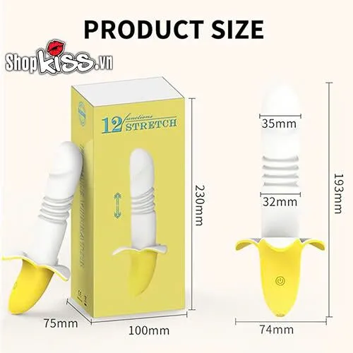Haoqi Banana Shaped Thrust Vibrating Dual Toy — Product Specifications You’ll Love