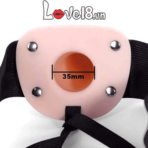 OmySky Hollow Small Silicone Strap-On for Men — hình 3
