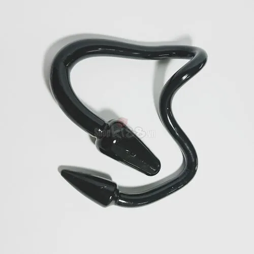 FAAK Double-ended Black Soft Silicone Dildo for Lesbians — Premium Craftsmanship for Unmatched Sensation