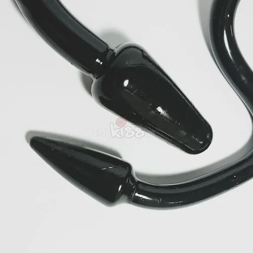 FAAK Double-ended Black Soft Silicone Dildo for Lesbians — This feature transforms your experiences, encouraging