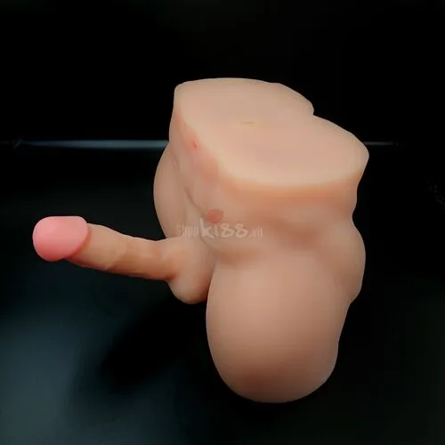 Male Body-Attached Realistic Dildo Unique Sextoy — Gay men can enjoy dual pleasure by combining anal play with
