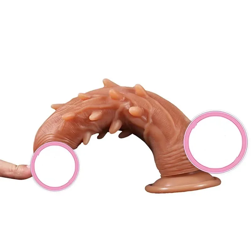 Soft Spiked Wall-Mounted Dildo Silicone Suction Base — hình 3