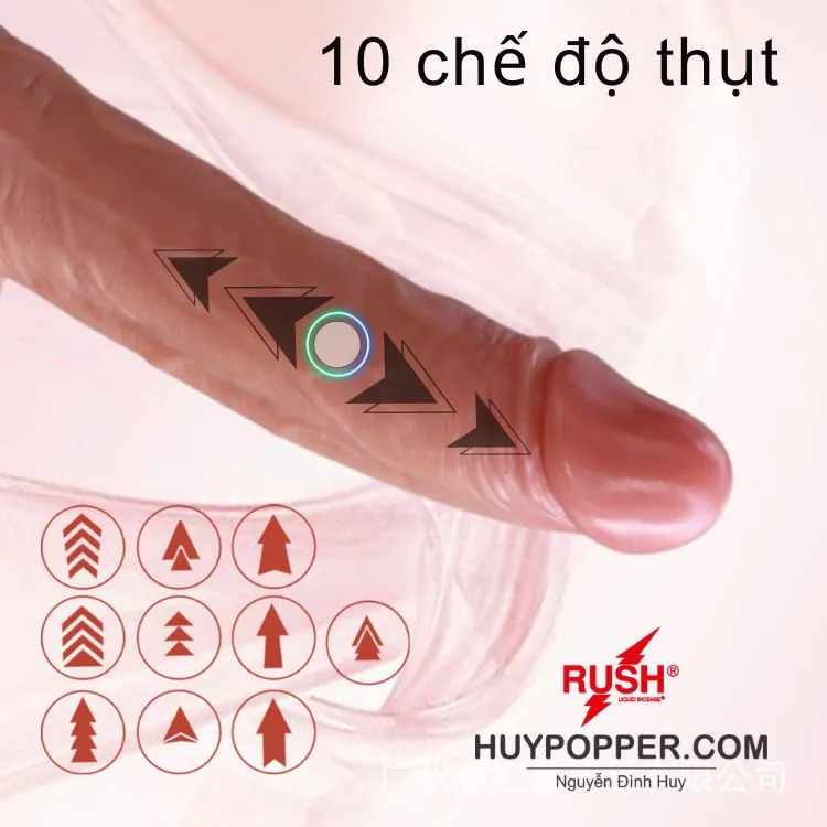 App-Controlled Automatic Vibrating & Thrusting Silicone — hình 2