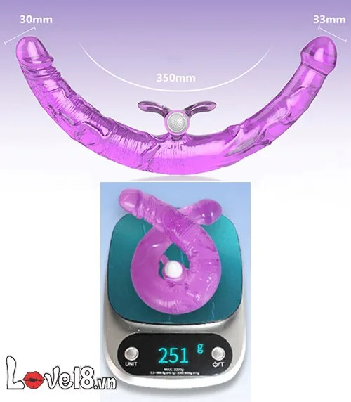Double-Ended Vibrating Silicone Strap-On Lesbian Toy — Designed for Ultimate Comfort and Versatility