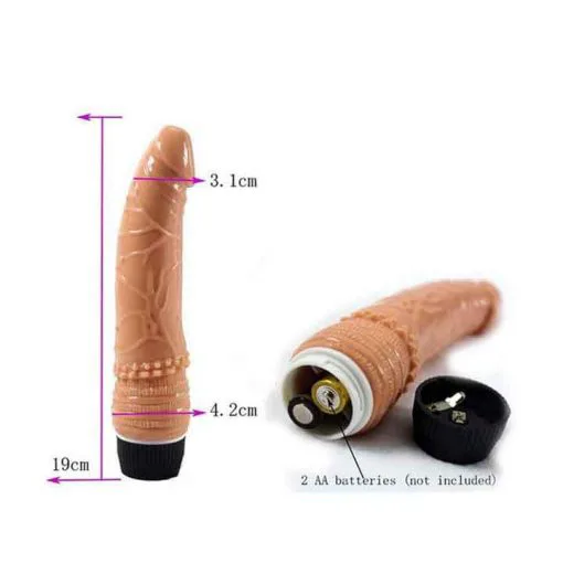 Shaki Sweet Dual-Powered Premium Realistic Dildo — Powerful Vibration Modes for Ultimate Pleasure