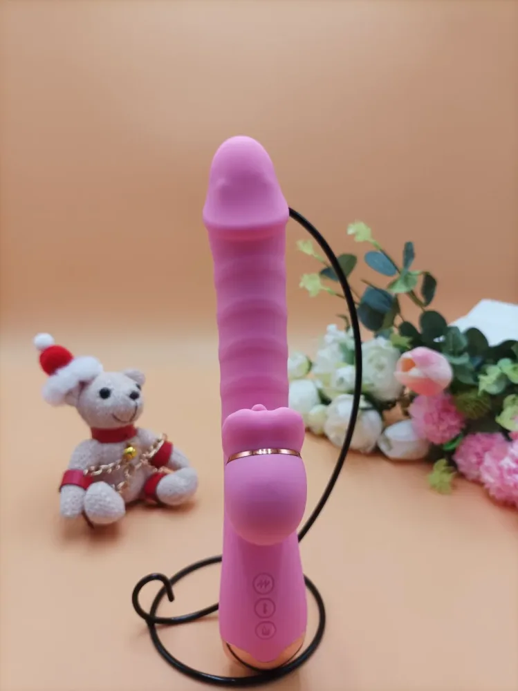 3-in-1 Vibrating Multi-Function Clitoral Tongue Thrusting — Powerful Multi-Function Stimulation