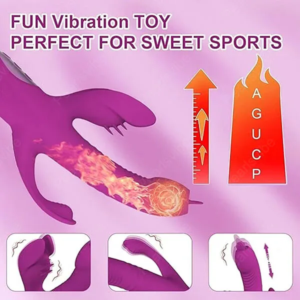 TripleBranchHeatedThrustingVibratingDildo — hình 6