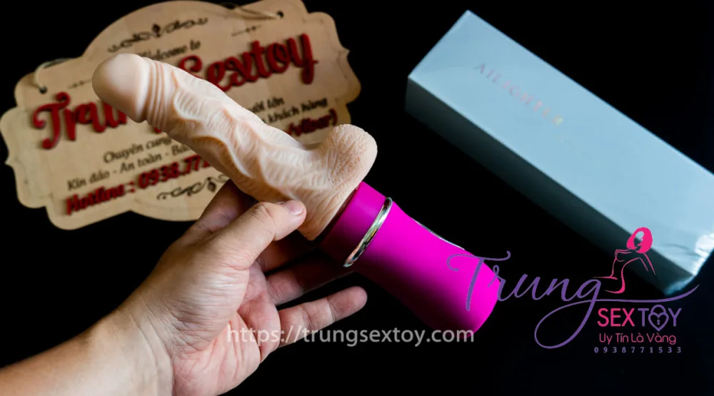 Ailighter Auto Vibrating Thrusting Silicone Realistic Dildo — Its realistic design and powerful functions make it a