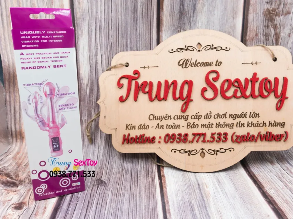 Tease Triple Head Vibrating Soft Silicone Dual Pleasure Toy — Cutting-Edge Design & Multifunctional Stimulation