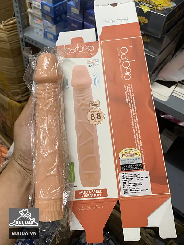 Barbara 8.8 inch Giant Vibrating Realistic Dildo — Trusted Quality from Baile & Imported from Hong Kong
