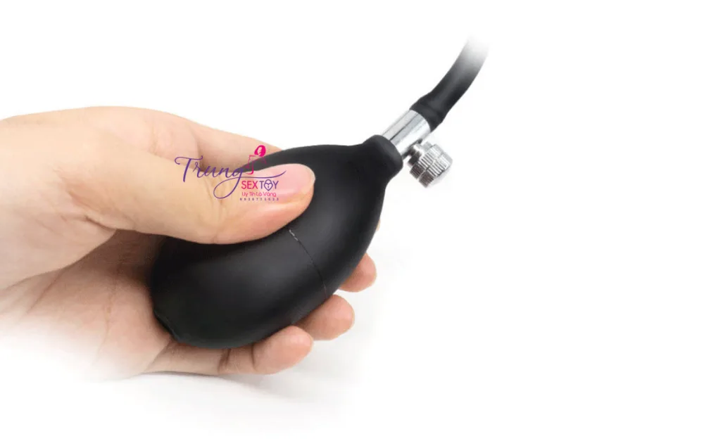 Black Inflatable Soft Silicone Waterproof Multi Function Toy — hình 6