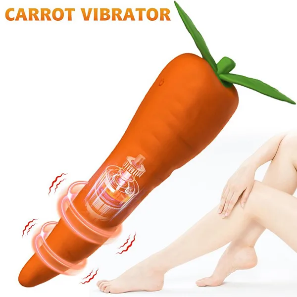 Wistone Carrot 10-Speed Vibrating Female Masturbation Dildo — hình 4