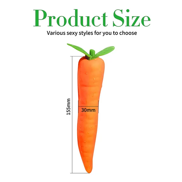 Wistone Carrot 10-Speed Vibrating Female Masturbation Dildo — hình 8