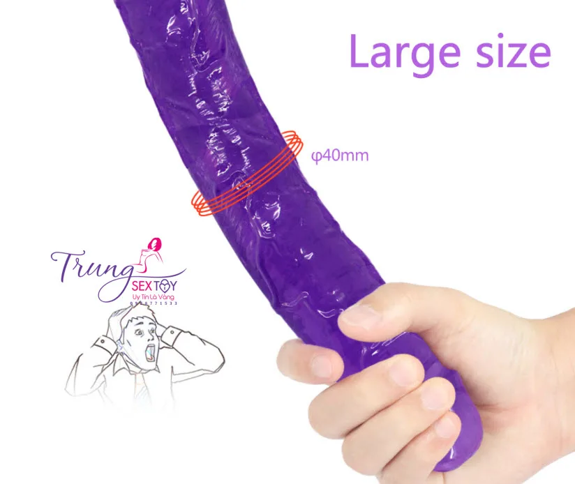 Double-Ended Dildo for Lesbian Couples Soft TPE in 4 Colors — How to Use Your Two-Ended Dildo