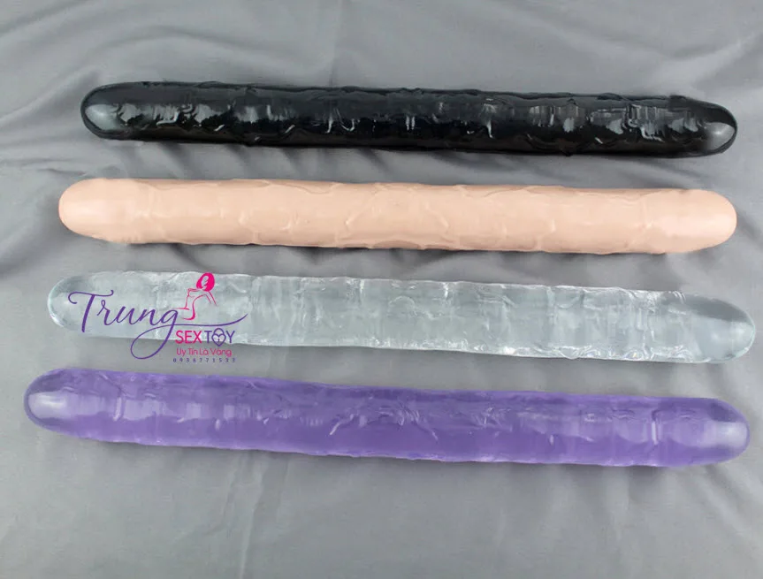 Double-Ended Dildo for Lesbian Couples Soft TPE in 4 Colors — Exceptional Features of the Two-Ended Dildo