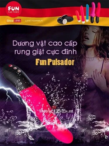 Fun Pulsador Premium Handheld Silicone Vibrating Dildo — Cutting-Edge Features for Intense Stimulation