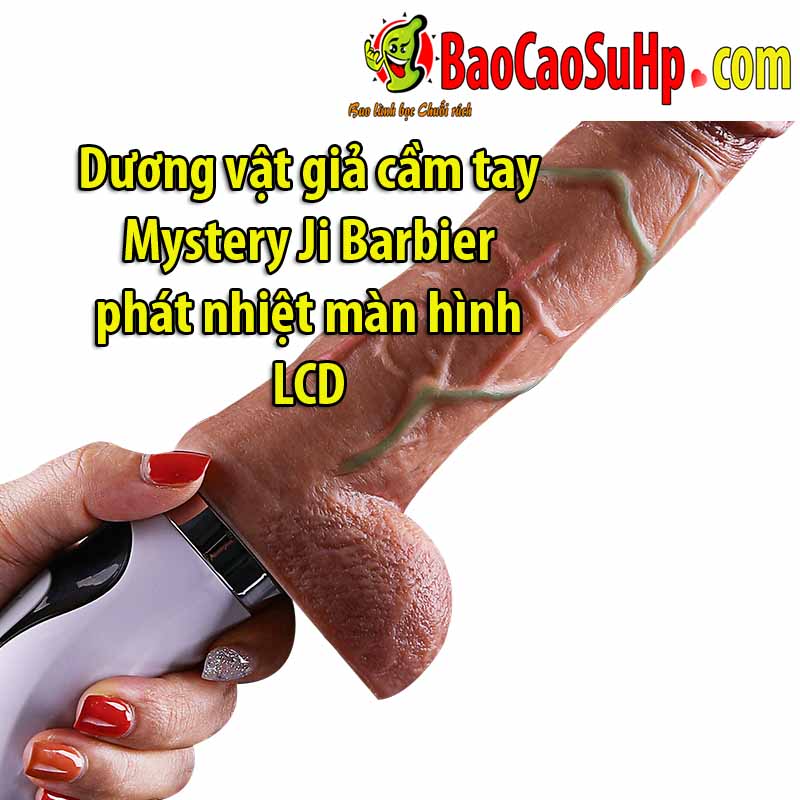 Ji Barbier MZ001 LCD Vibrating Thrusting Realistic Dildo