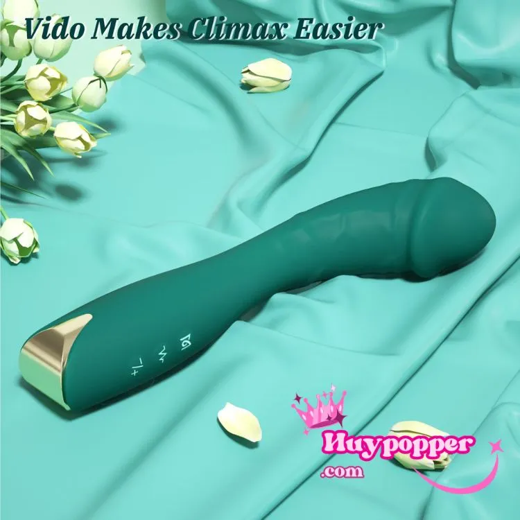 Powerful Whale Blue High-End Vibrating Dildo 10 Modes — hình 6